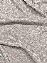 Front View Thumbnail - Metallic Taupe Pleated Metallic Fabric by the Yard