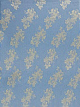 Front View Thumbnail - Larkspur Gold Foil Pleated Metallic Gold Foil Fabric by the Yard
