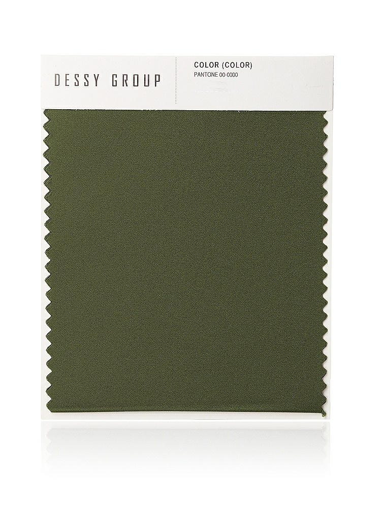 Front View - Olive Green Neu Stretch Charmeuse Swatch