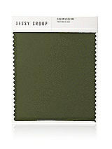 Front View Thumbnail - Olive Green Neu Stretch Charmeuse Swatch