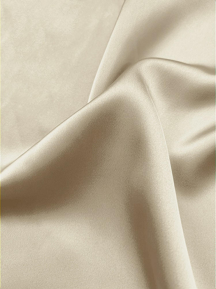 Front View - Champagne Neu Stretch Charmeuse Fabric by the Yard