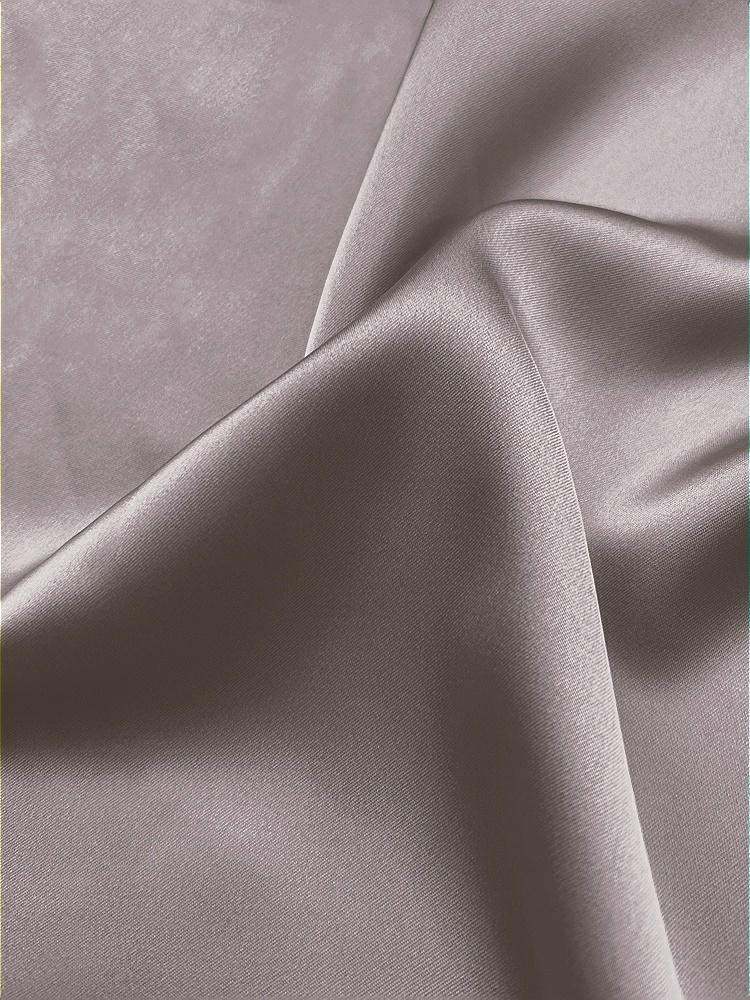 Front View - Cashmere Gray Neu Stretch Charmeuse Fabric by the Yard