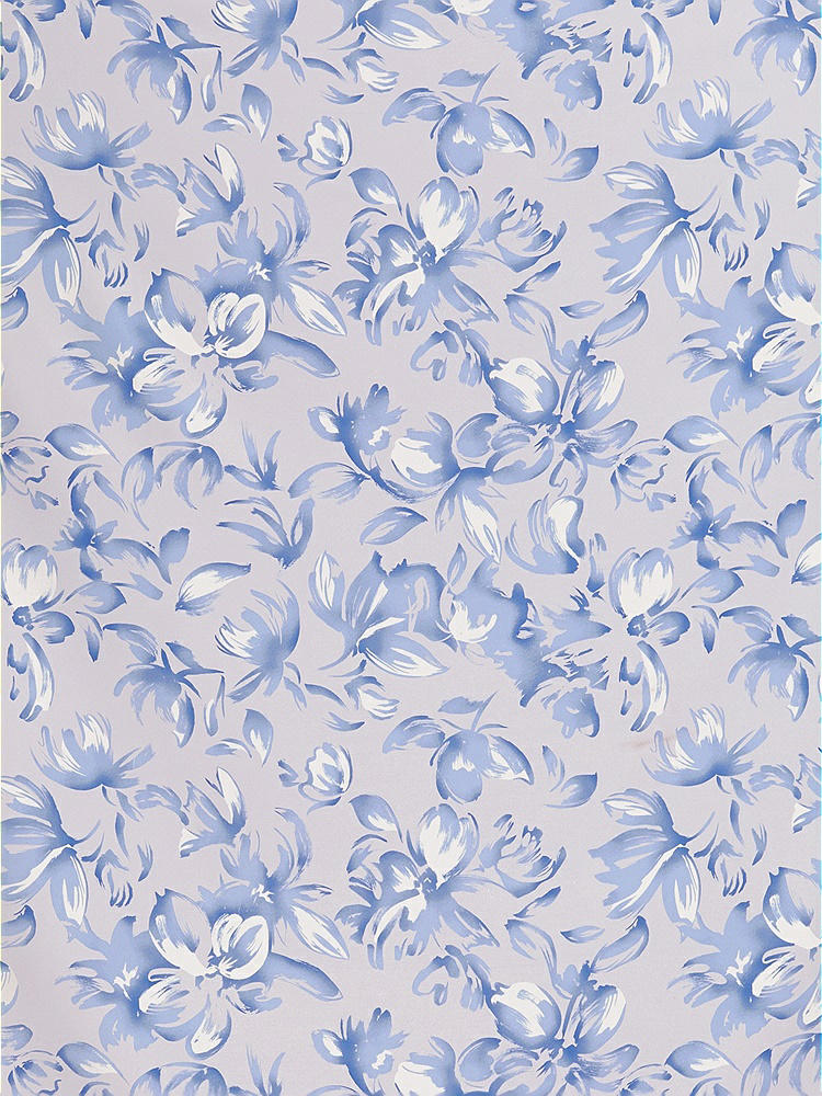 Front View - Magnolia Sky Neu Stretch Charmeuse Fabric by the Yard