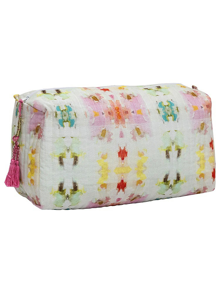 Front View - Neutral Giverny Large Cosmetic Bag
