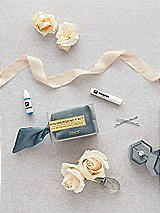 Side View Thumbnail - Dusty Blue Velvet Minimergency Kit for Bridesmaids