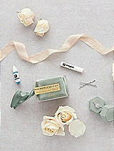 Side View Thumbnail - Sage Velvet Minimergency Kit for Bridesmaids