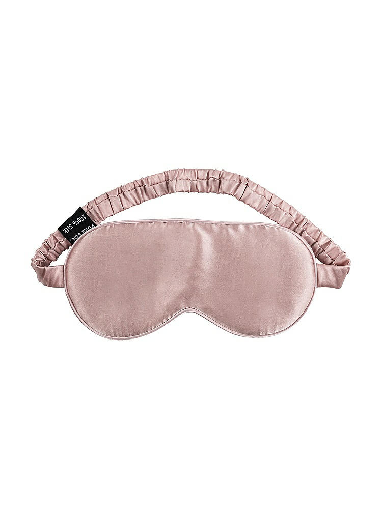 Front View - Mauve Mulberry Silk Sleep Mask