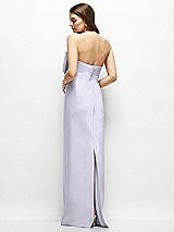 Alt View 4 Thumbnail - Silver Dove Strapless Satin Column Maxi Dress with Oversized Handcrafted Bow