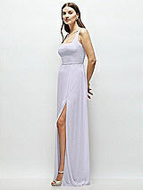 Side View Thumbnail - Silver Dove Square Neck Chiffon Maxi Dress with Circle Skirt