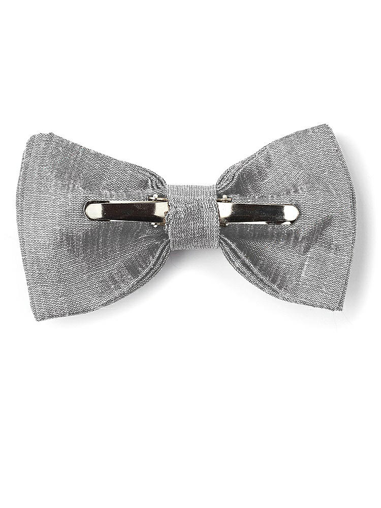 Back View - Quarry Dupioni Boy's Clip Bow Tie by After Six