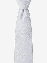 Front View Thumbnail - Dove Dupioni Boy's 14" Zip Necktie by After Six