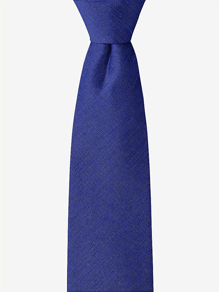 Front View - Royal Dupioni Boy's 14" Zip Necktie by After Six