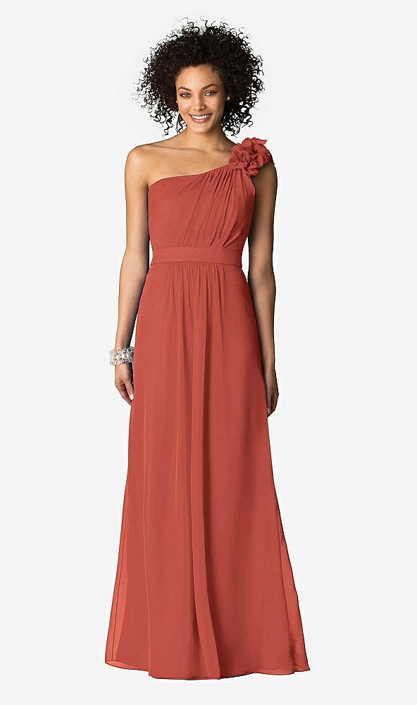Front View - Amber Sunset After Six Bridesmaids Style 6611