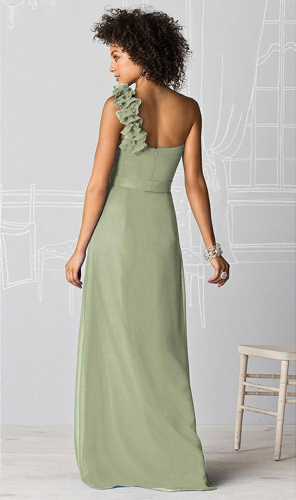 Back View - Sage After Six Bridesmaids Style 6611