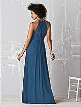 Rear View Thumbnail - Dusk Blue After Six Bridesmaid Dress 6613