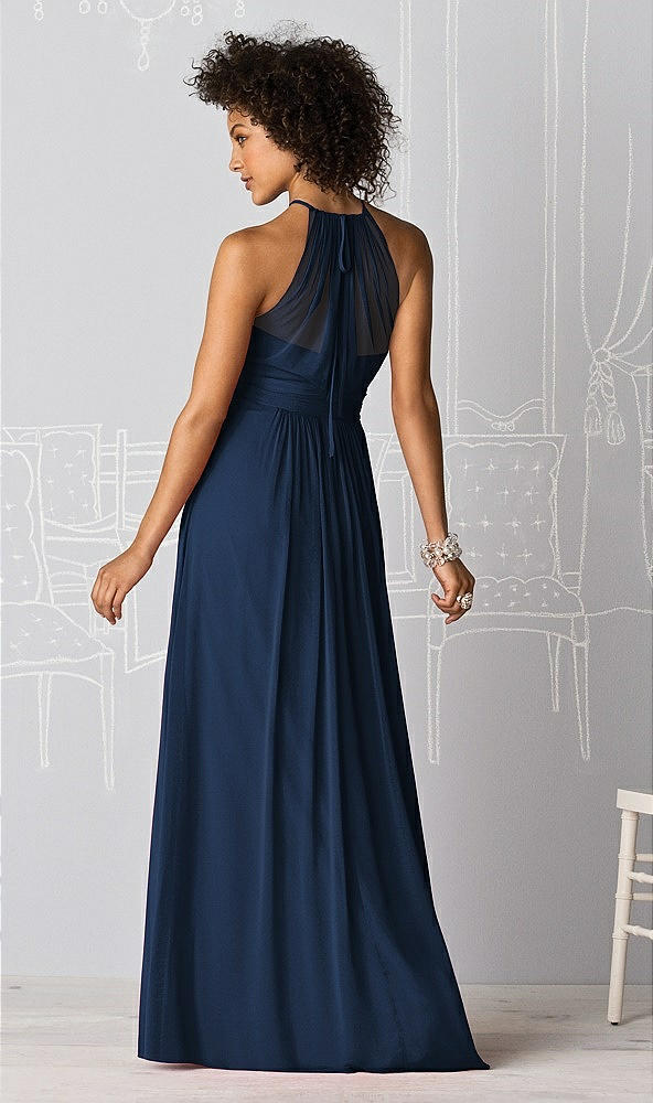 Back View - Midnight Navy After Six Bridesmaid Dress 6613
