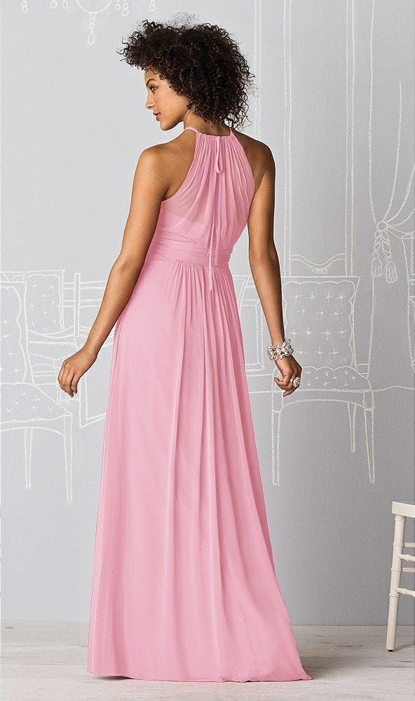 Back View - Peony Pink After Six Bridesmaid Dress 6613