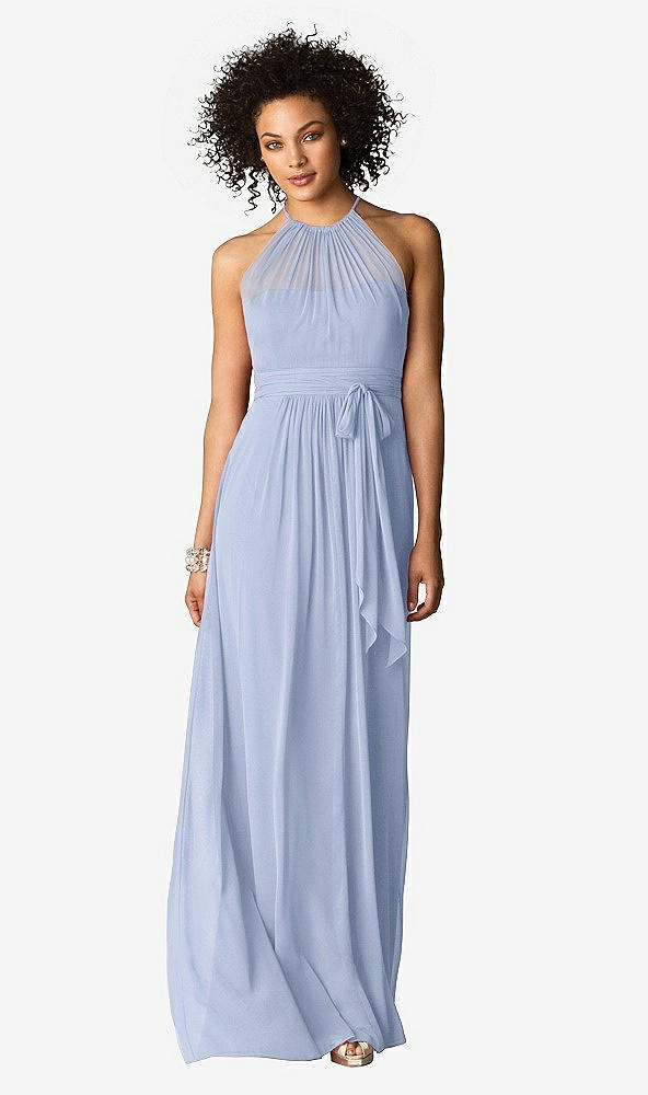 Front View - Sky Blue After Six Bridesmaid Dress 6613