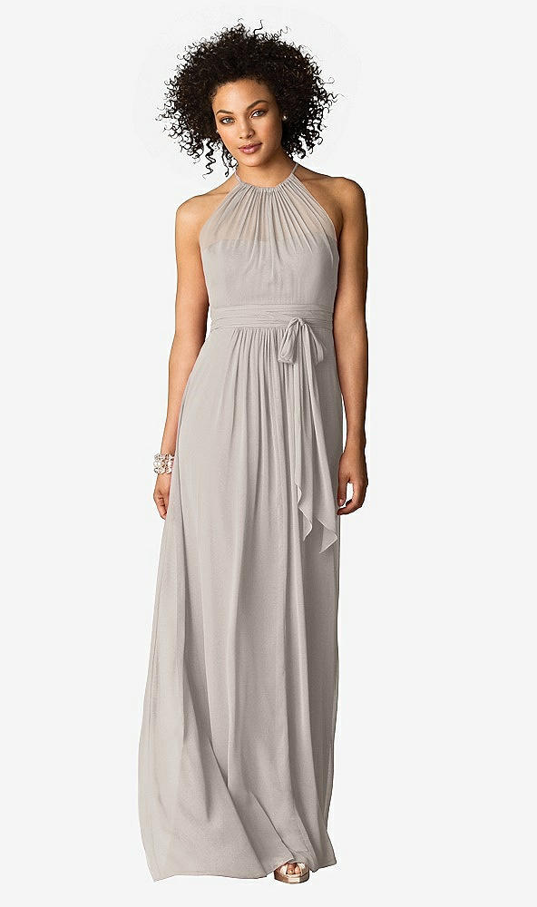 Front View - Taupe After Six Bridesmaid Dress 6613