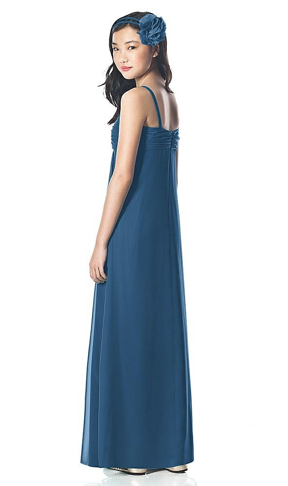 Back View - Dusk Blue Dessy Collection Junior Bridesmaid Style JR835