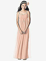 Front View Thumbnail - Pale Peach Dessy Collection Junior Bridesmaid Style JR835