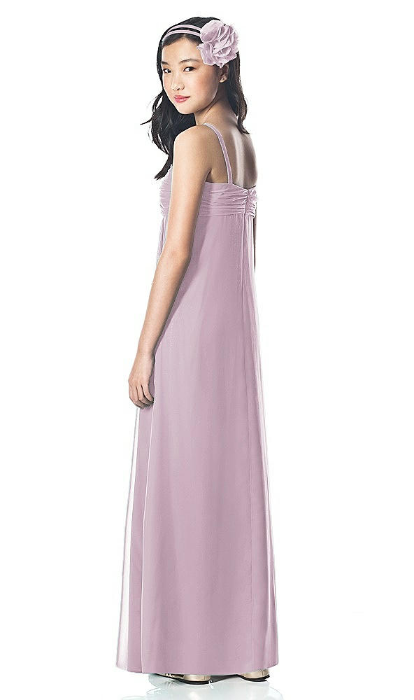 Back View - Suede Rose Dessy Collection Junior Bridesmaid Style JR835