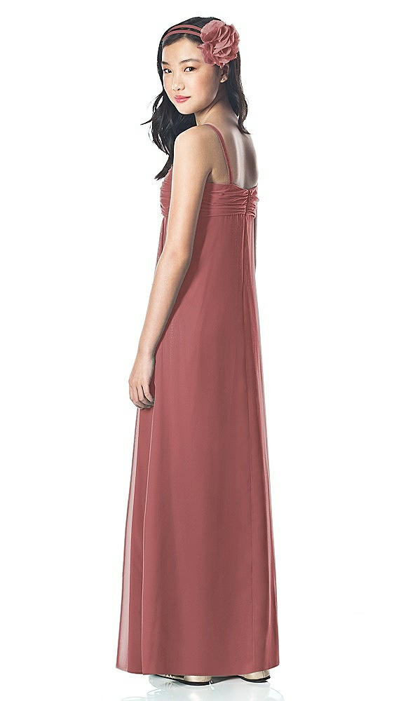 Back View - English Rose Dessy Collection Junior Bridesmaid Style JR835