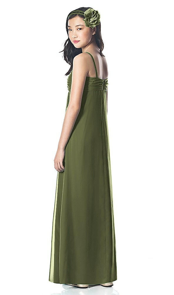 Back View - Olive Green Dessy Collection Junior Bridesmaid Style JR835