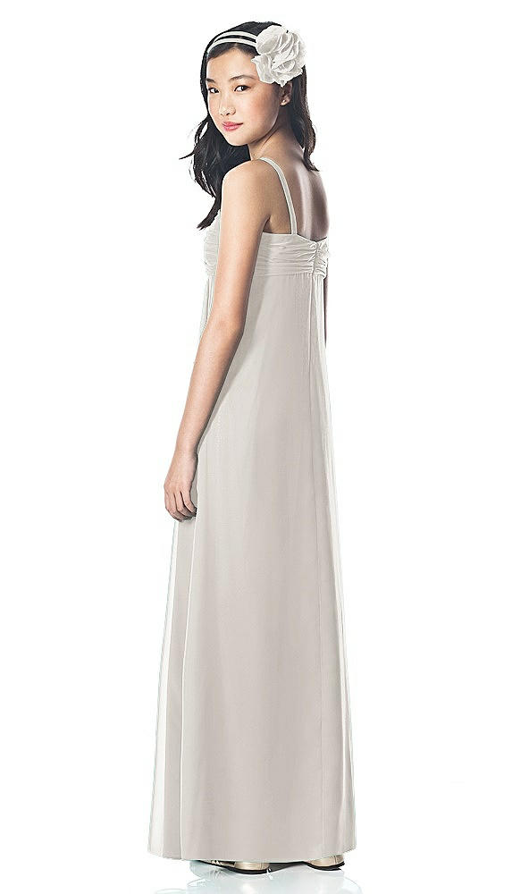 Back View - Oyster Dessy Collection Junior Bridesmaid Style JR835