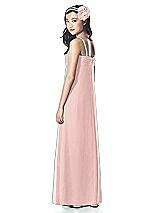 Rear View Thumbnail - Rose - PANTONE Rose Quartz Dessy Collection Junior Bridesmaid Style JR835