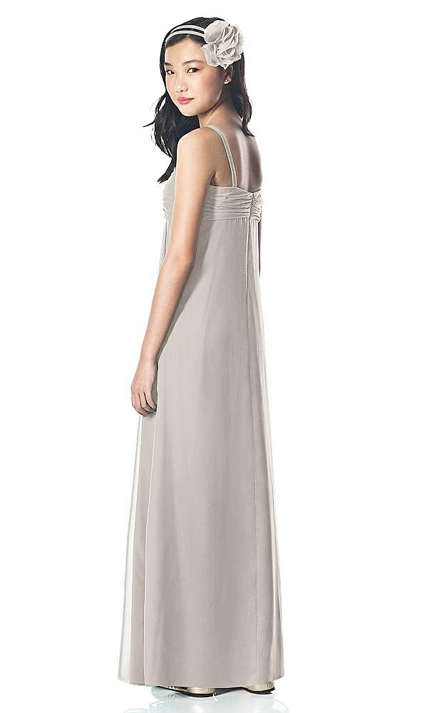Back View - Taupe Dessy Collection Junior Bridesmaid Style JR835