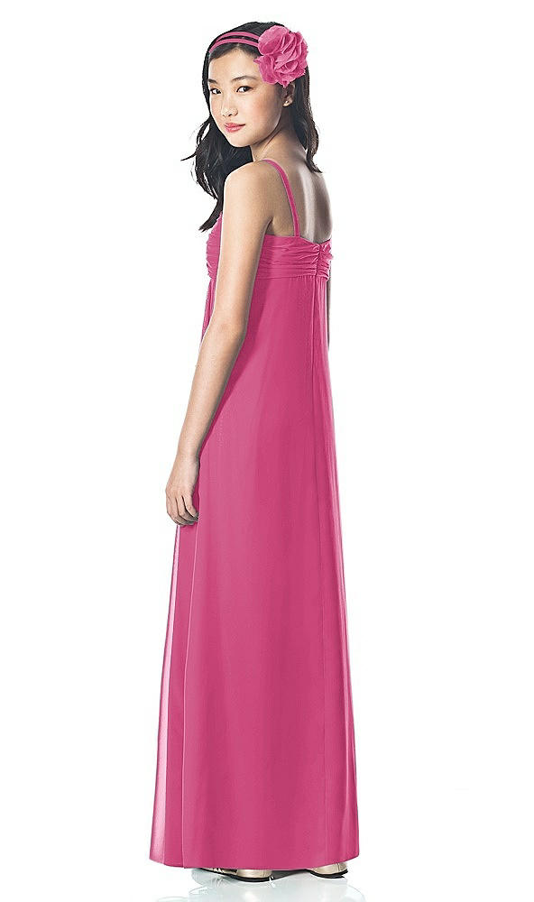 Back View - Tea Rose Dessy Collection Junior Bridesmaid Style JR835