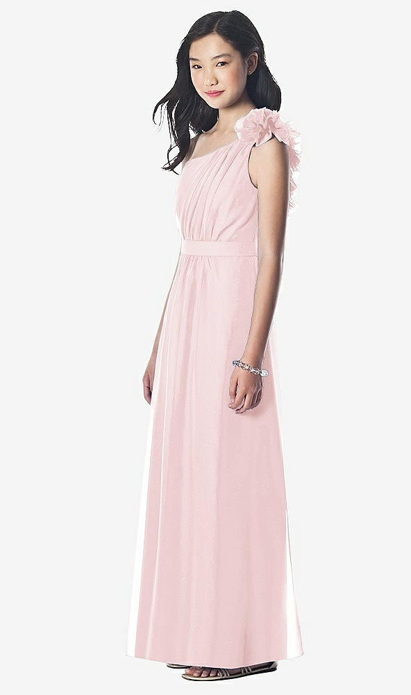 Front View - Ballet Pink Dessy Collection Junior Bridesmaid style JR611