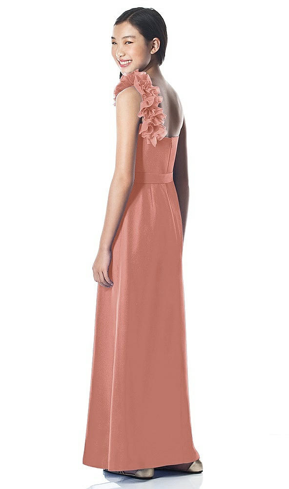 Back View - Desert Rose Dessy Collection Junior Bridesmaid style JR611