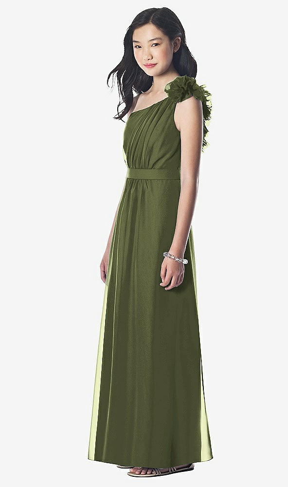 Front View - Olive Green Dessy Collection Junior Bridesmaid style JR611