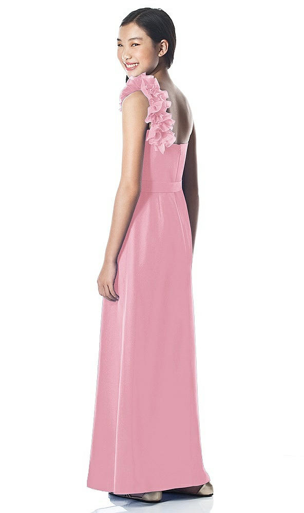 Back View - Peony Pink Dessy Collection Junior Bridesmaid style JR611