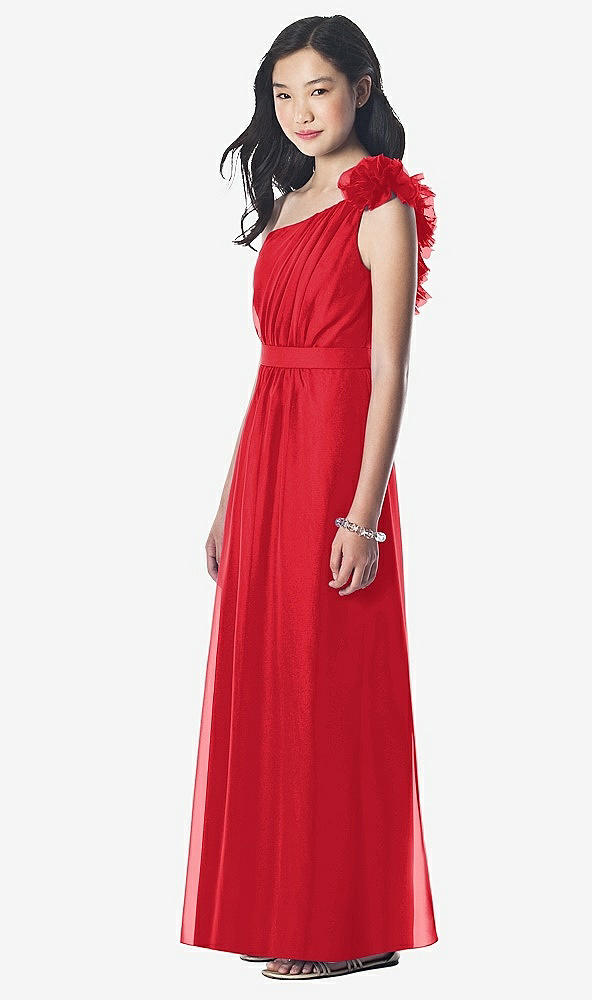 Front View - Parisian Red Dessy Collection Junior Bridesmaid style JR611