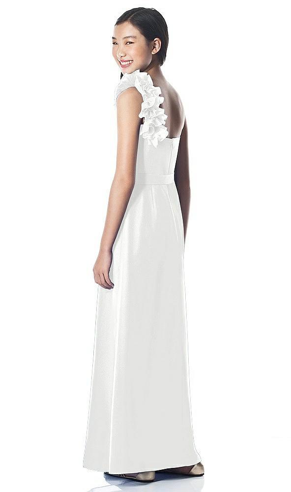 Back View - White Dessy Collection Junior Bridesmaid style JR611
