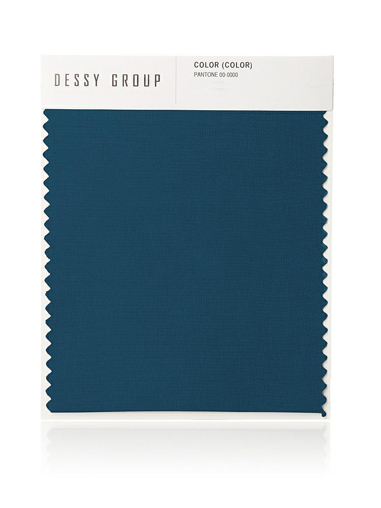 Front View - Atlantic Blue Lux Chiffon Swatch