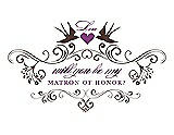 Front View Thumbnail - Brownie & Orchid Will You Be My Matron of Honor Card - Classic