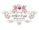 Front View Thumbnail - Ginger & Orchid Will You Be My Bridesmaid Card - Classic