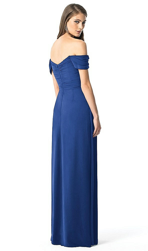 Back View - Classic Blue Dessy Collection Style 2844