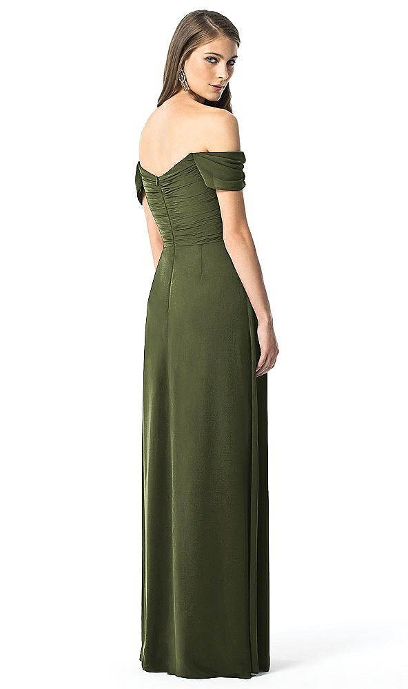 Back View - Olive Green Dessy Collection Style 2844