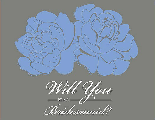 Will You Be My Bridesmaid Card - Flowers