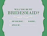 Front View Thumbnail - Dove & Juniper Will You Be My Bridesmaid Card - Checkbox