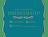 Front View Thumbnail - Oasis & Juniper Will You Be My Bridesmaid Card - Checkbox