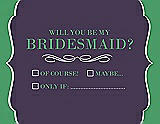 Front View Thumbnail - Violet & Juniper Will You Be My Bridesmaid Card - Checkbox
