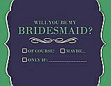 Front View Thumbnail - Amethyst & Juniper Will You Be My Bridesmaid Card - Checkbox