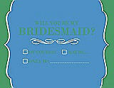Front View Thumbnail - Cornflower & Juniper Will You Be My Bridesmaid Card - Checkbox