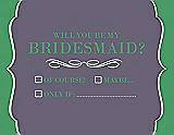 Front View Thumbnail - Lavender & Juniper Will You Be My Bridesmaid Card - Checkbox